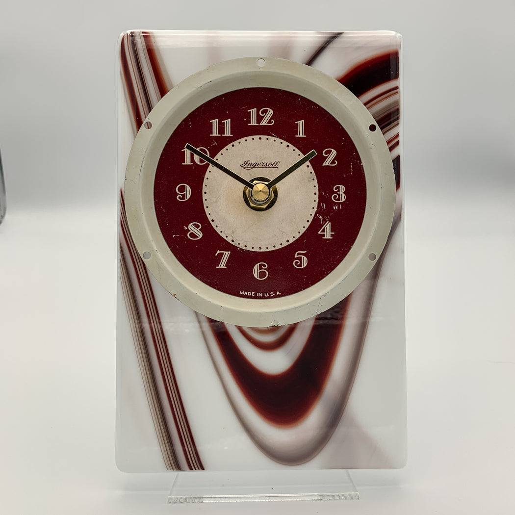 hurly-burly desk clock