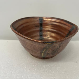 Veined copper bowls