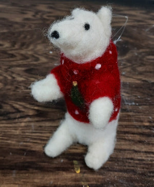 Needle-Felted Polar Bear- Sat. 12.21.24 @ 10:30 AM