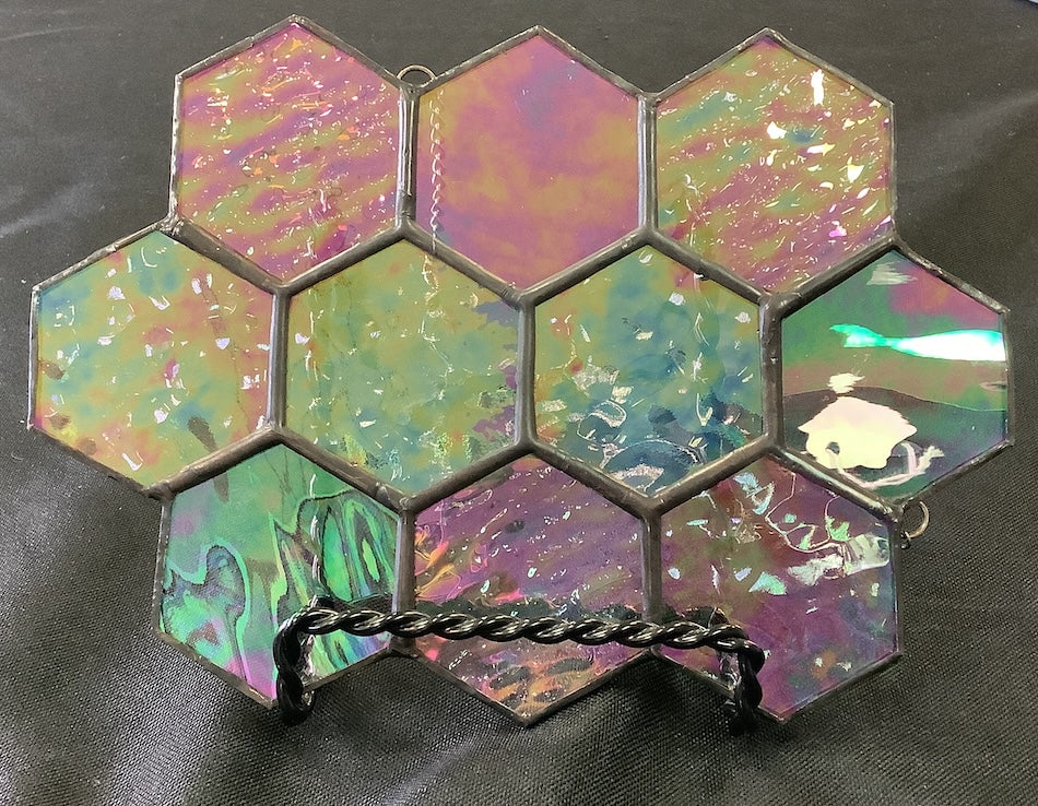 Iridescent honeycomb