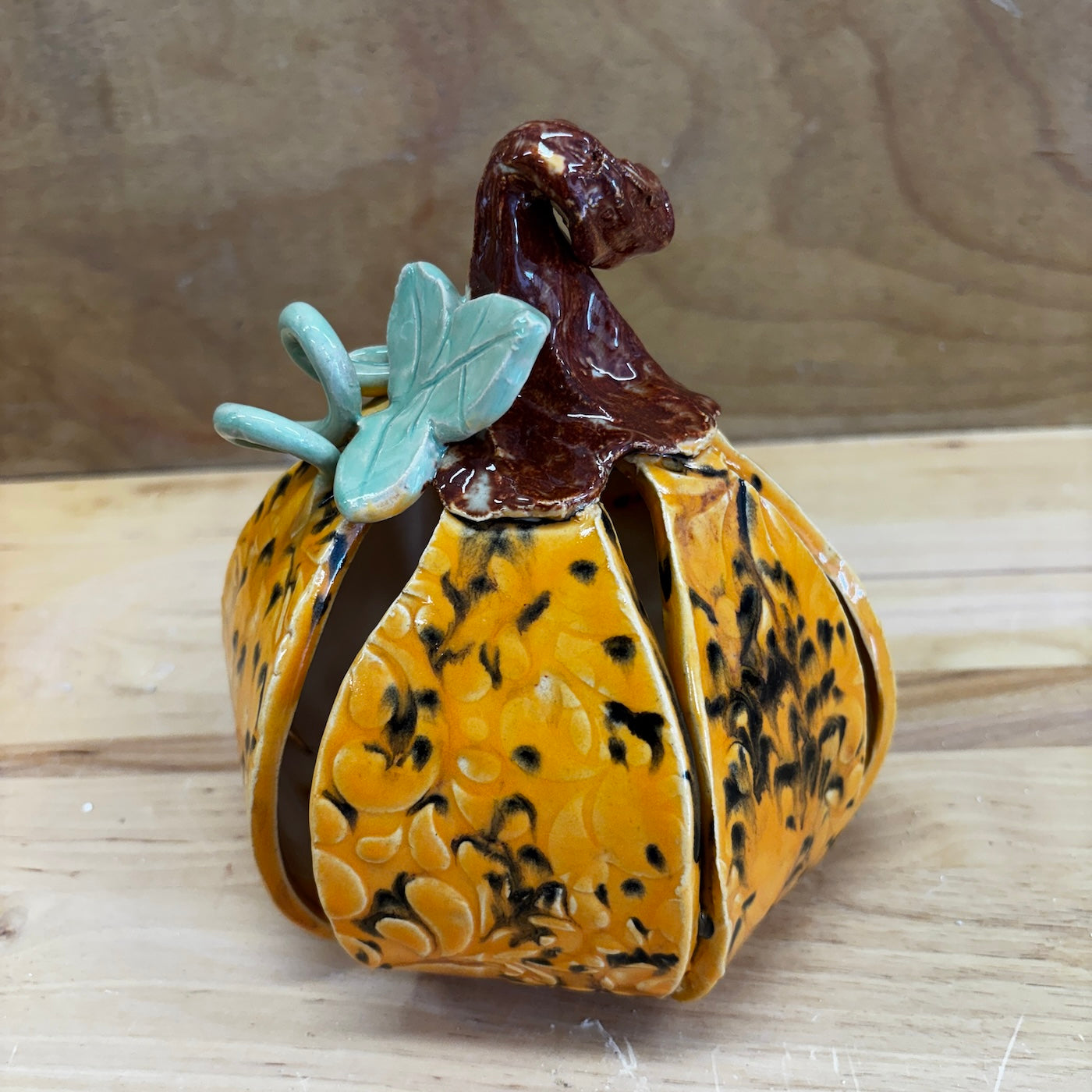 Large Ceramic Pumpkin