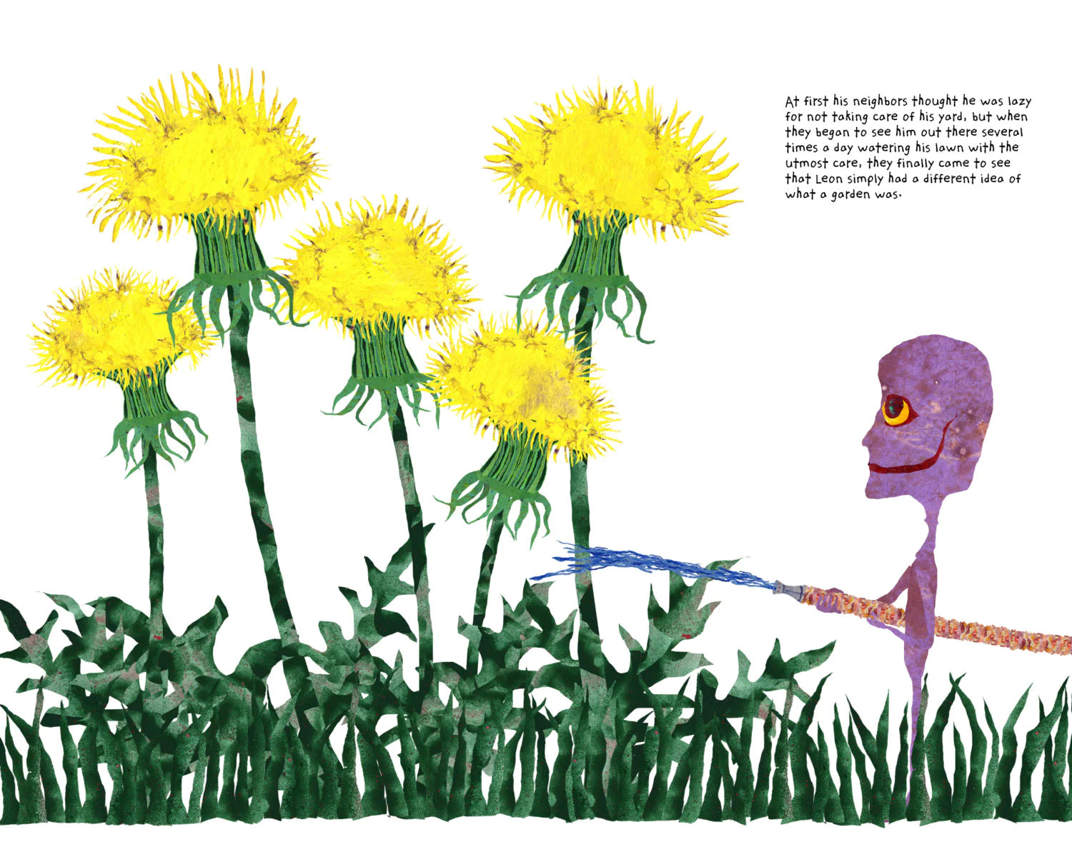 Leon's dandelion garden