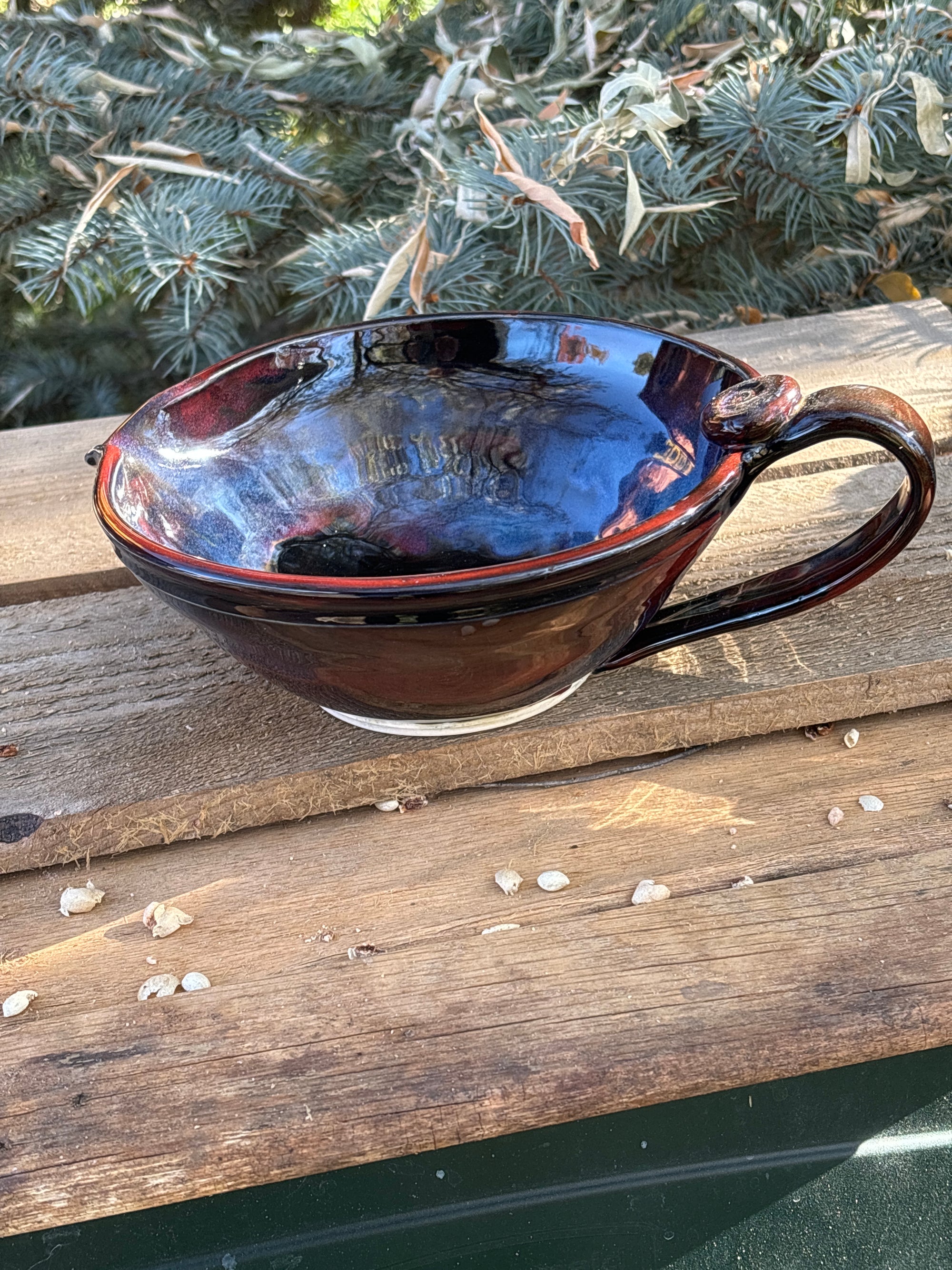 Northern Lights Glazed Mixing Bowl