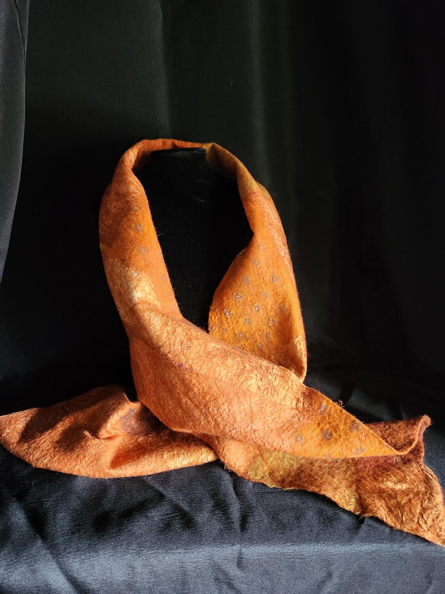 Orange Shambolic Scarf 2