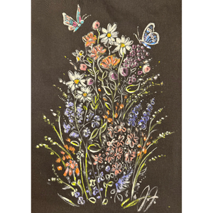 Wildflowers & Wings: Painted Cotton Tote Bag Workshop St. 2.21.26 @ 1P