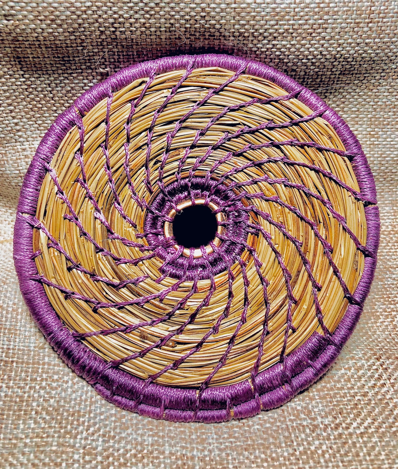 Beginner Pine Needle-Wrapped Coaster Art Class Sun. 5.17.26 @ 9:30am