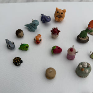 Spring Break Art Class: Tiny Treasures Polymer Clay Charms & Jewelry  (Ages 5+) Mon. 3.16.26 @ 10:30A