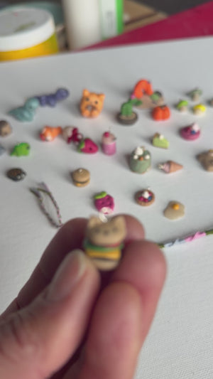 Spring Break Art Class: Tiny Treasures Polymer Clay Charms & Jewelry  (Ages 5+) Mon. 3.16.26 @ 10:30A