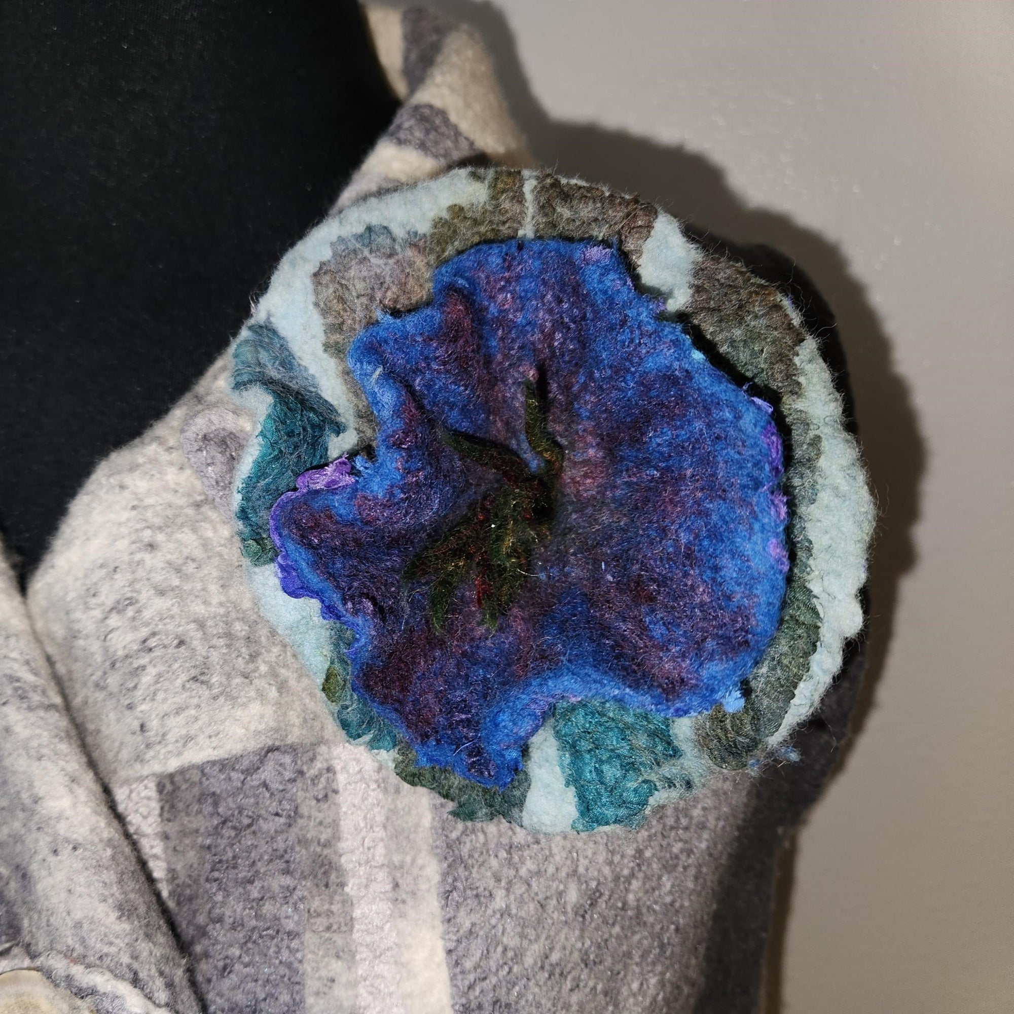 Felted Fantasy Flower Pin Art Class Sun. 3.23.25 @ 2 PM NEW