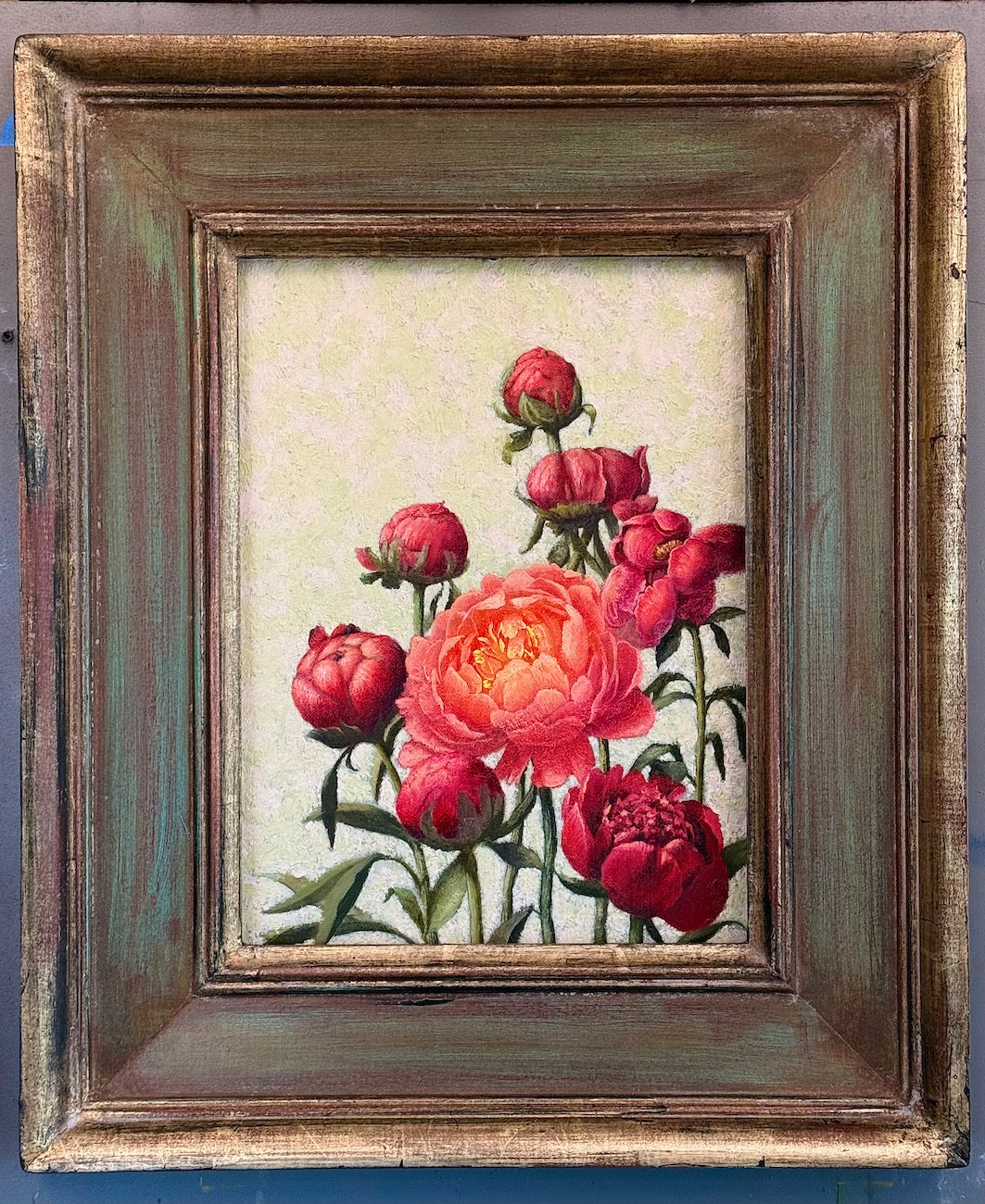 Red Peonies