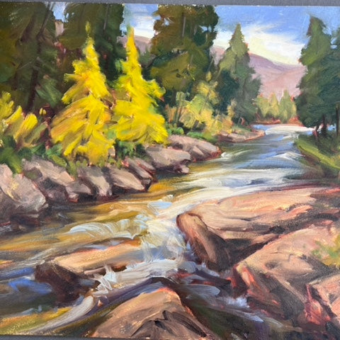 River Color - Blue Moose Art Gallery