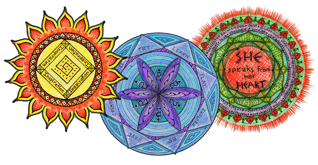 Intentions Mandala for 2026 Art Class Wed. 1.7.26 @ 1:30P