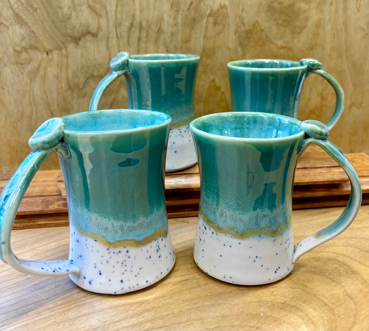 sea foam mugs