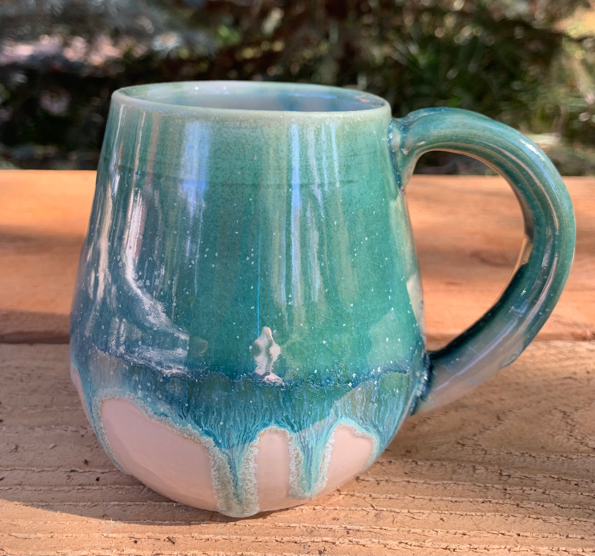 Sea green mug 14 oz