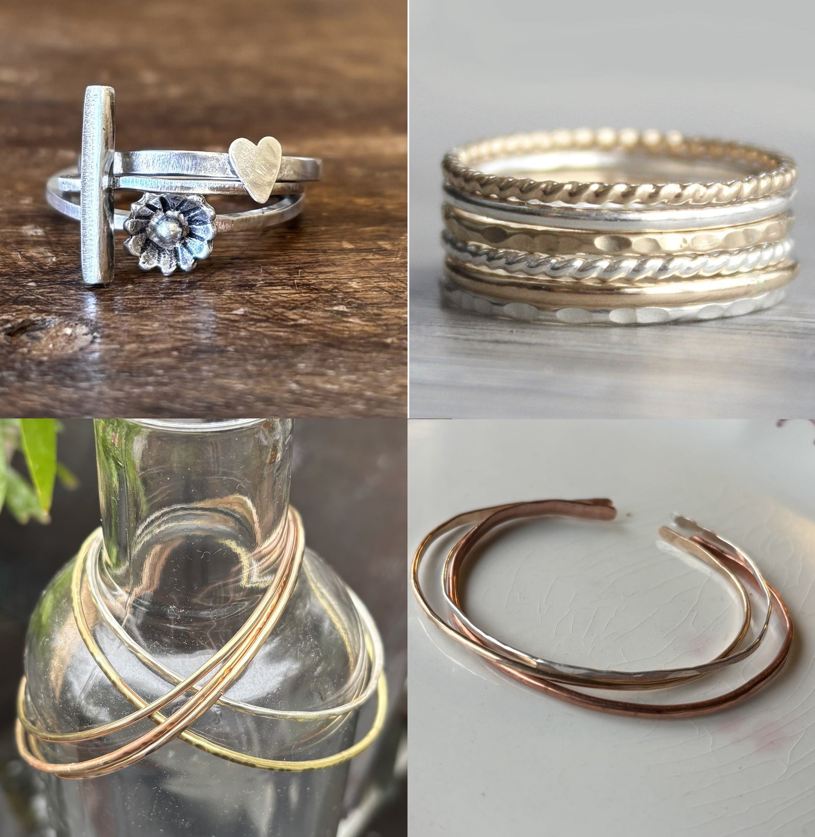 Stack it Up! Stacking Rings & Bracelets Jewelry Making Class Fri. 1.30.26 @ 5:30P
