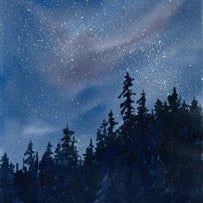 102 Watercolor Night Scene Art Class Thur. 7.30.26 @ 1P