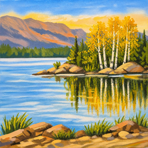 Morning Light Aspen Reflections: Brushes & Blades Art Class Sun. 5.31.26 @ 1P