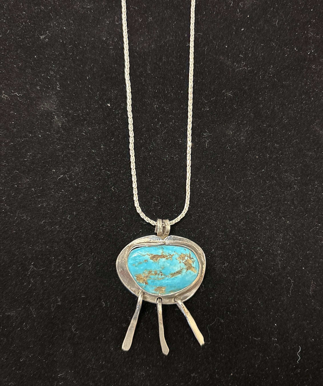 Silver and Turquoise Necklace