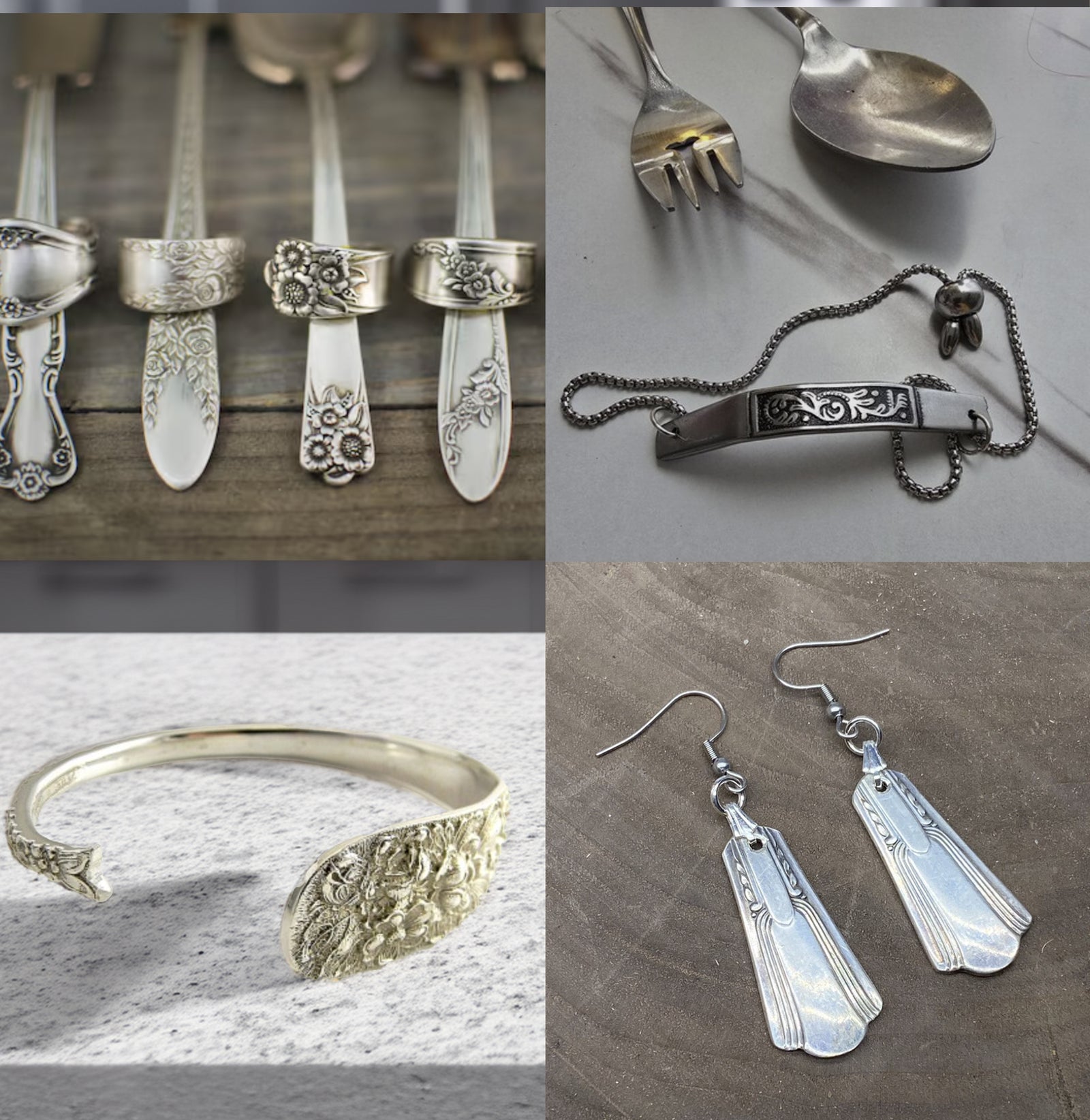Upcycled Silverware Jewelry Making Art Class  Friday. 3.13.26 @ 5:00P