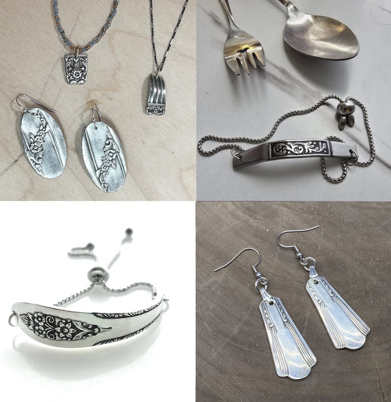 Upcycled Silverware Jewelry Making Art Class  Sun. 3.8.26 @ 2:00P