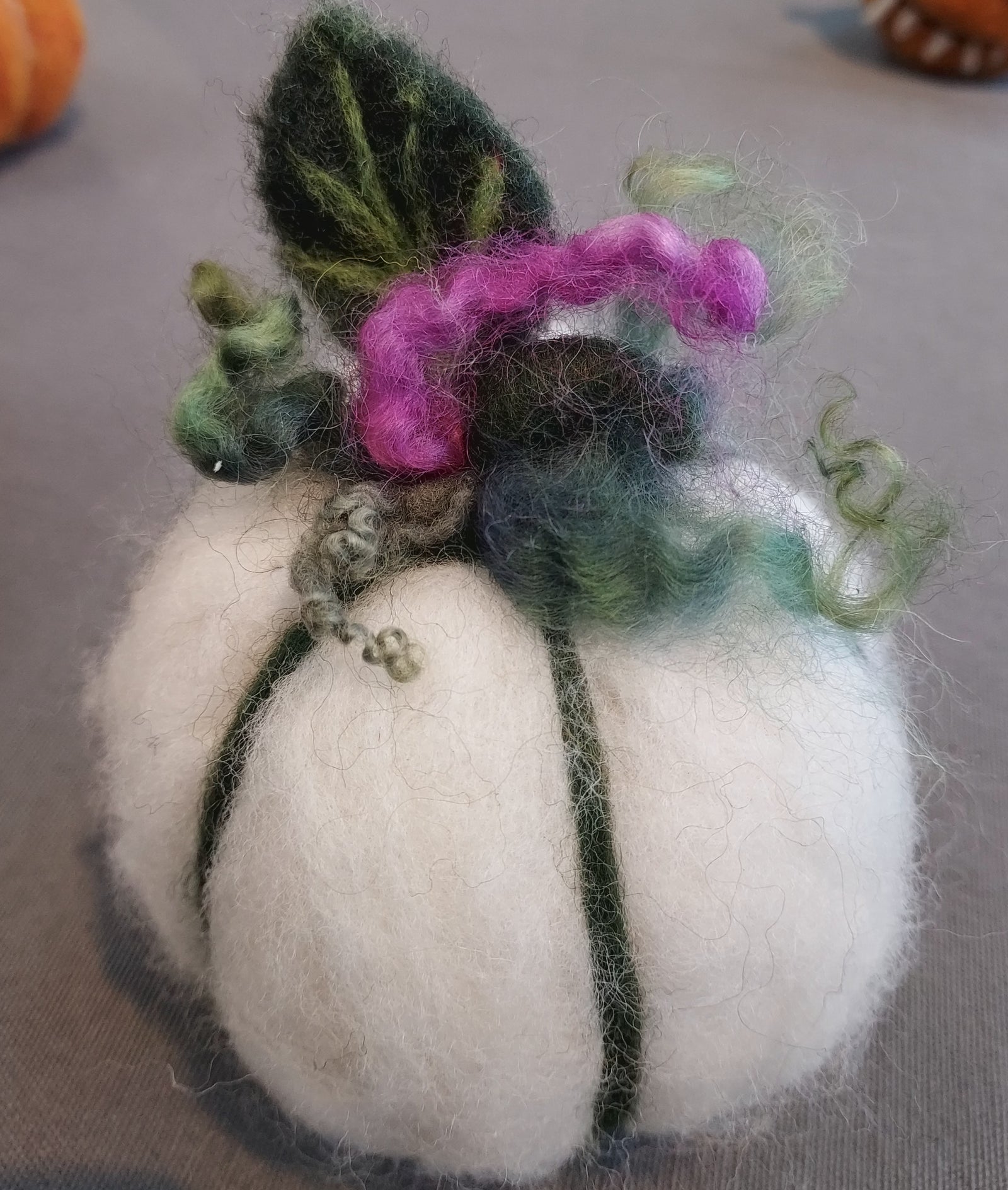 Needle-Felted Pumpkin Art Class - Sat 10.3.26 @ 10A