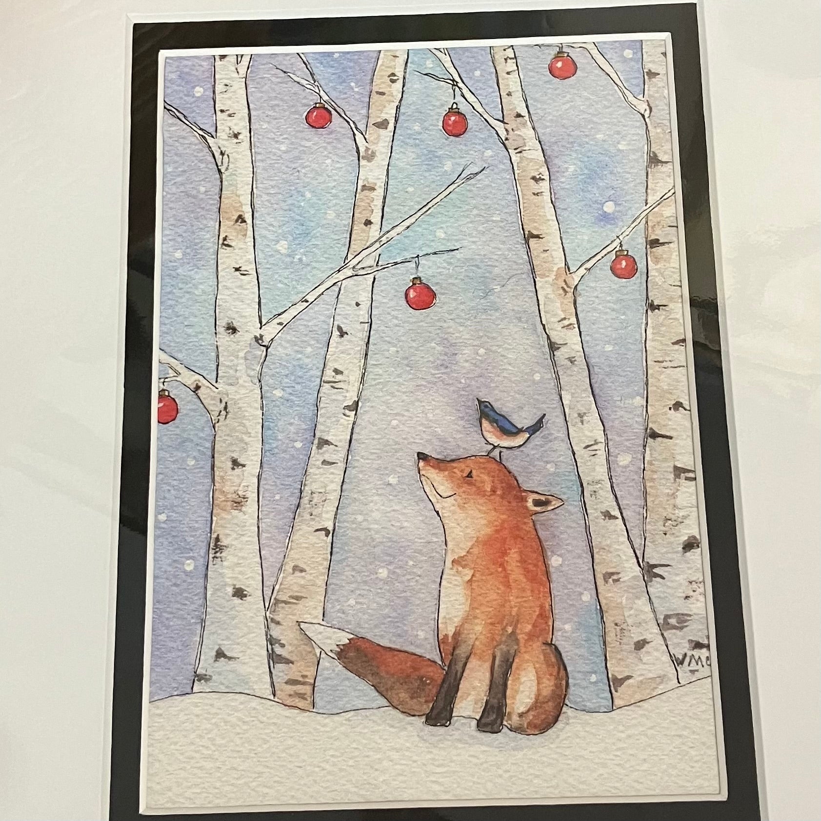 Winter Fox Print