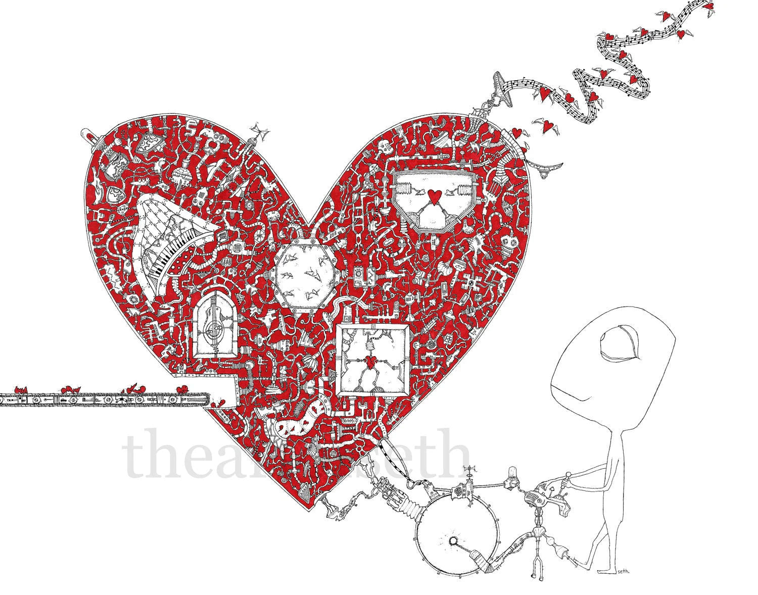 A Fine Machine prints